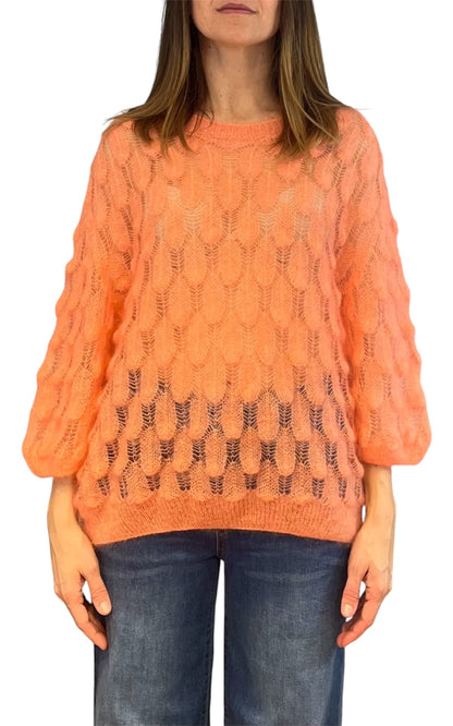 Off-on - Maglia pavone - Arancio