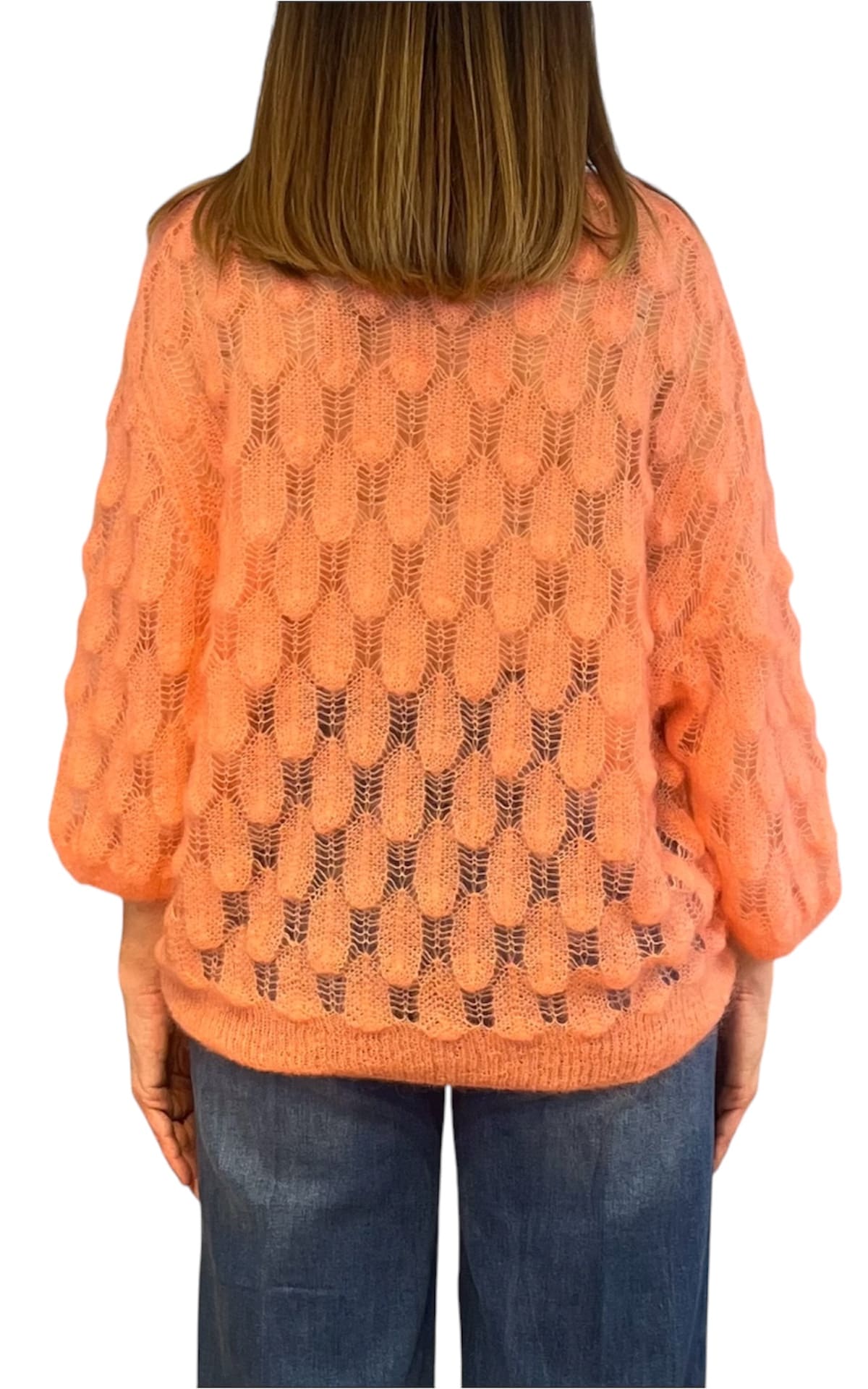 Off-on - Maglia pavone - Arancio