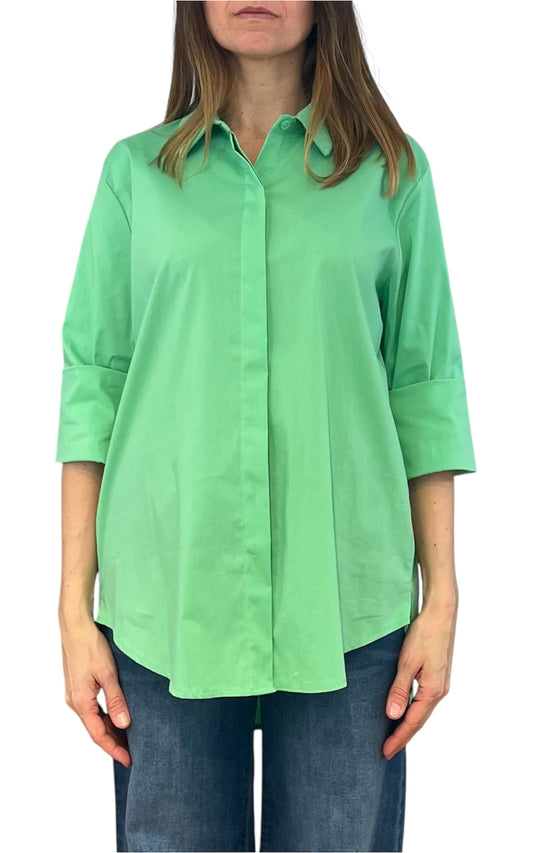 Off-on - Camicia Over - Verde