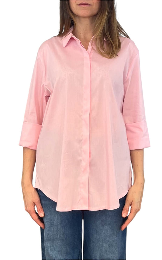 Off-on - Camicia Over - Rosa