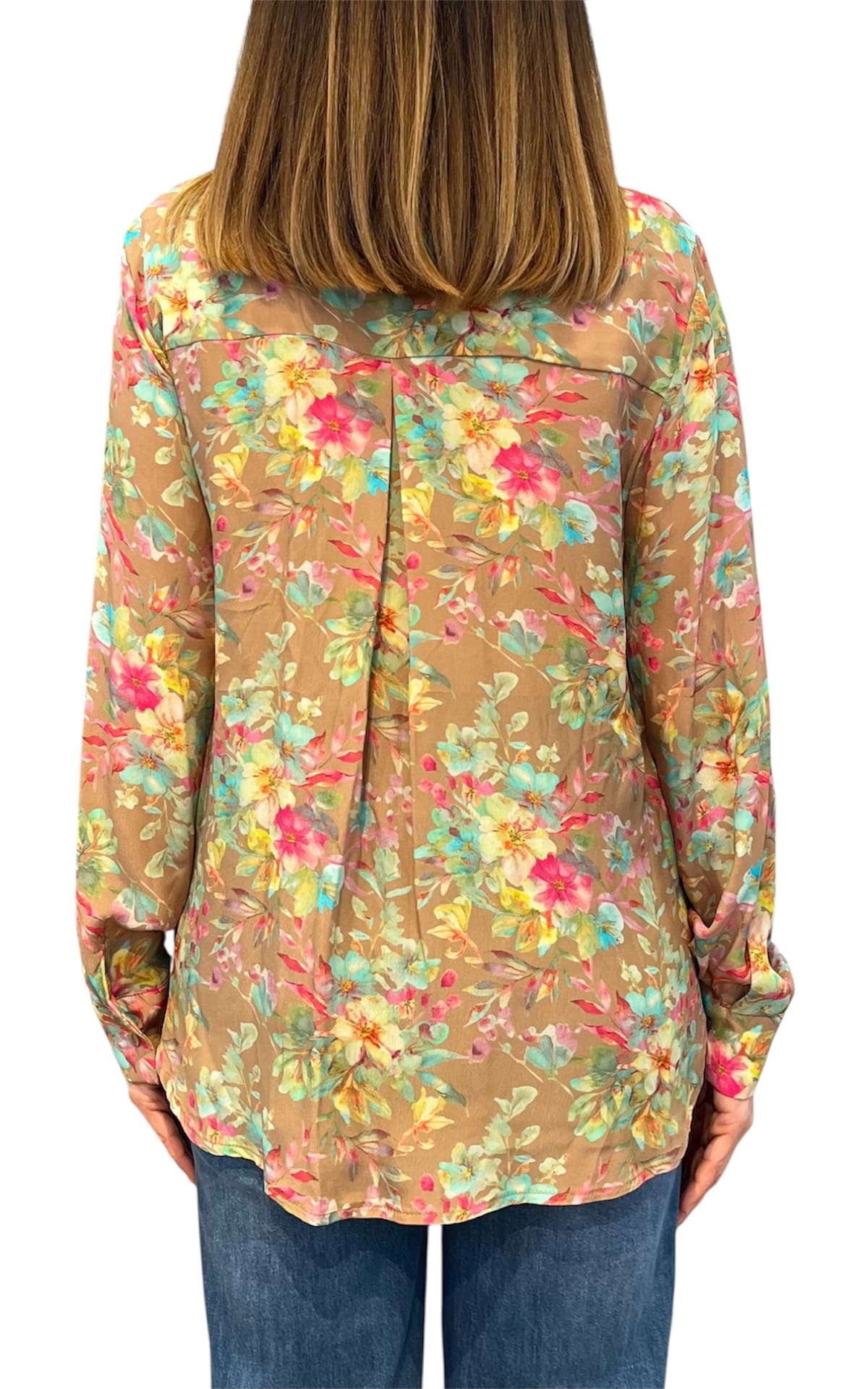 Initial - Camicia fantasia - Beige