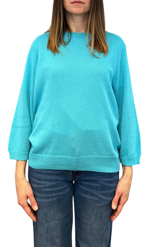 Off-On - Maglia girocollo - Azzurro