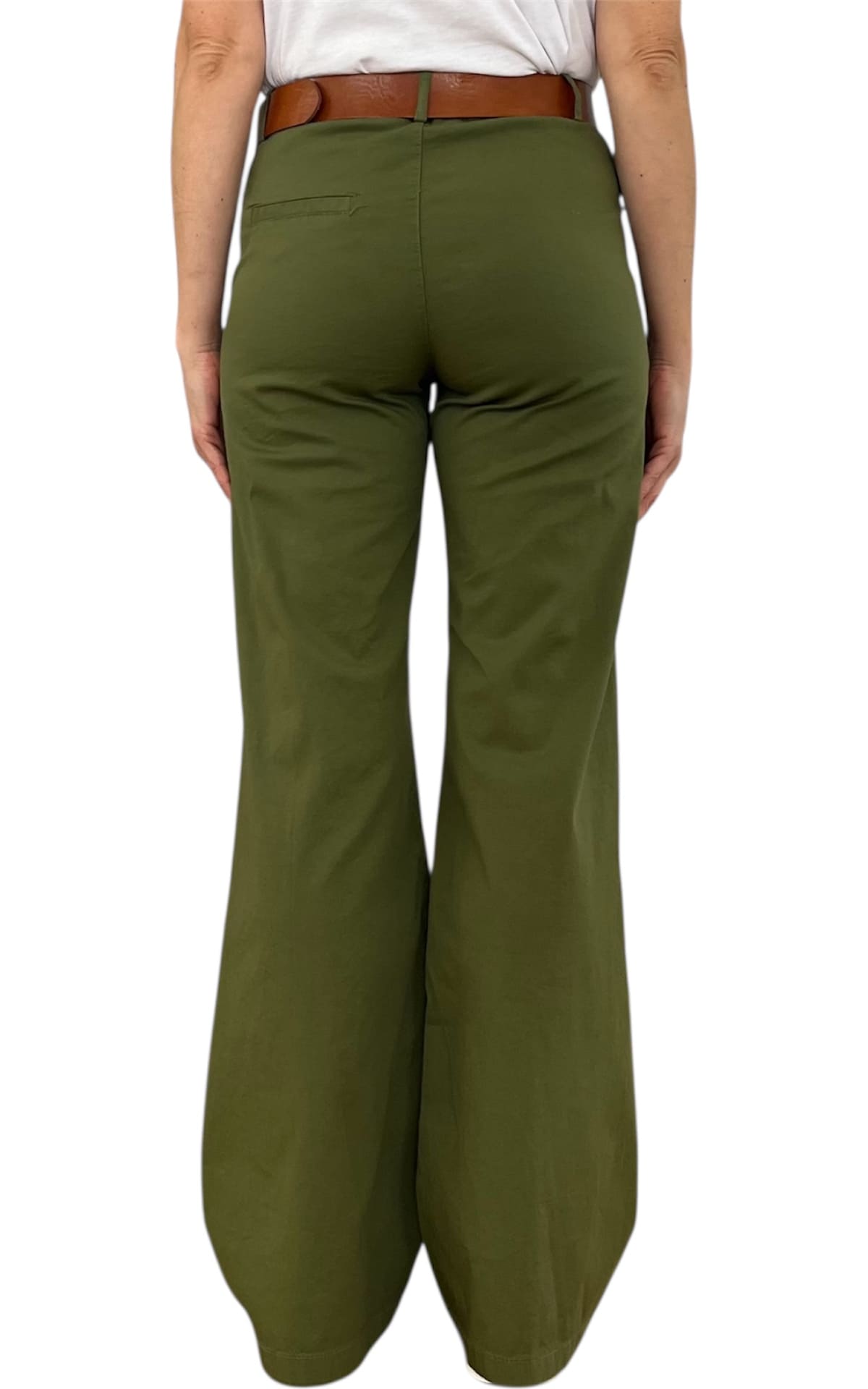 Off-on - Pantalone Betty - Verde