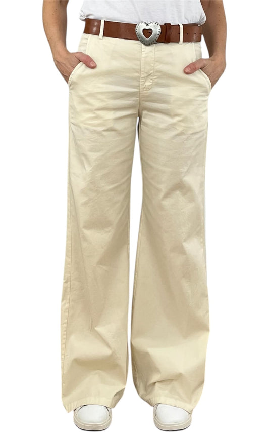 Off-on - Pantalone Betty - Burro