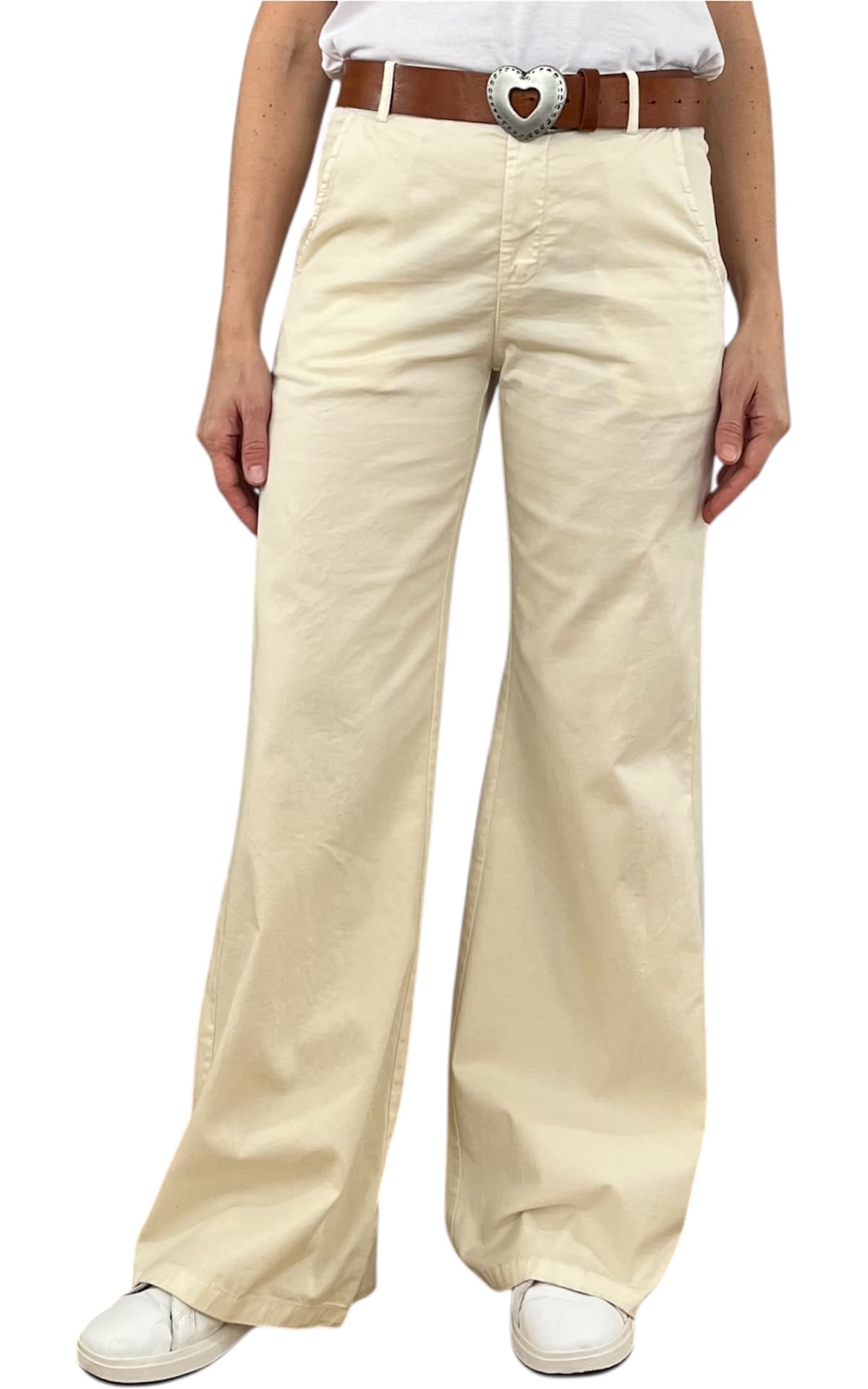Off-on - Pantalone Betty - Burro