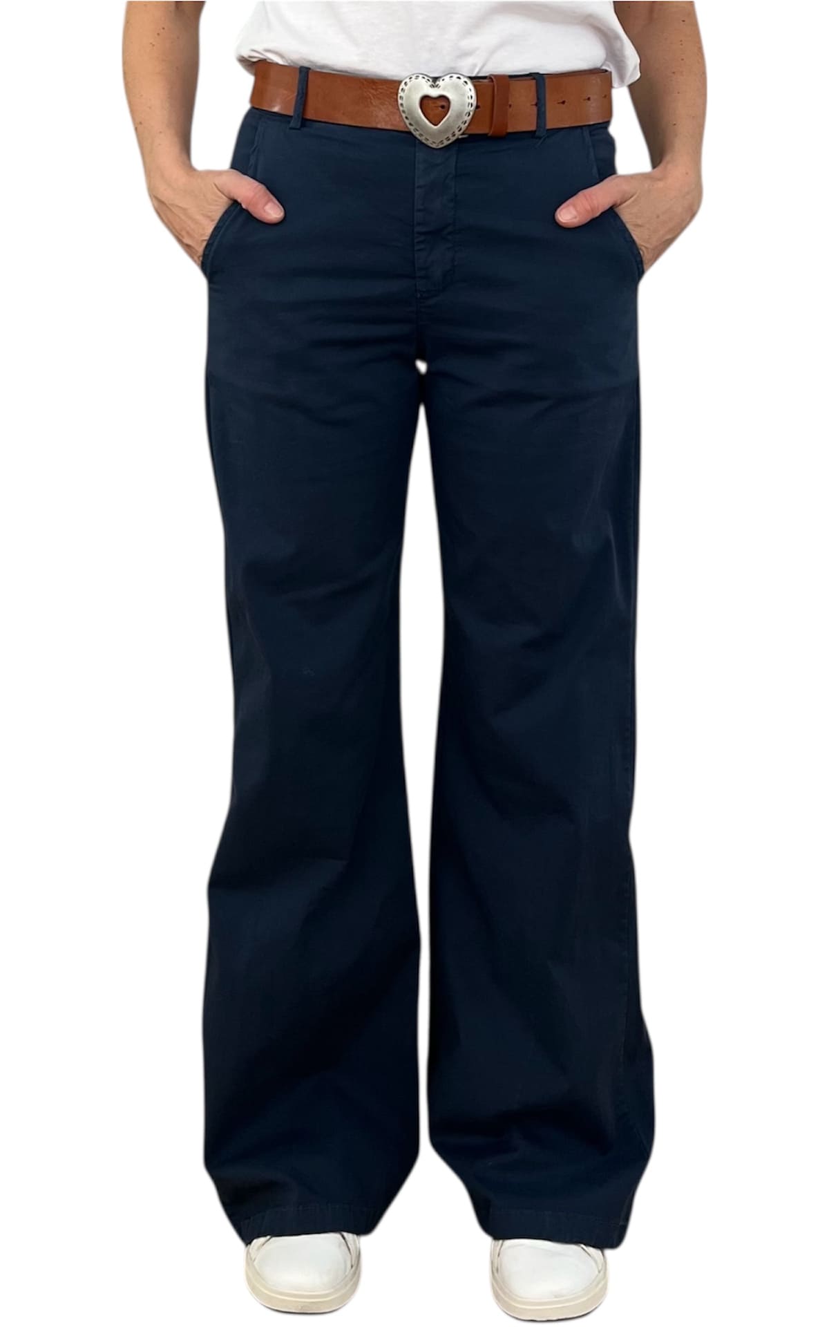 Off-on - Pantalone Betty - Blu