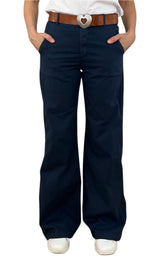 Off-on - Pantalone Betty - Blu