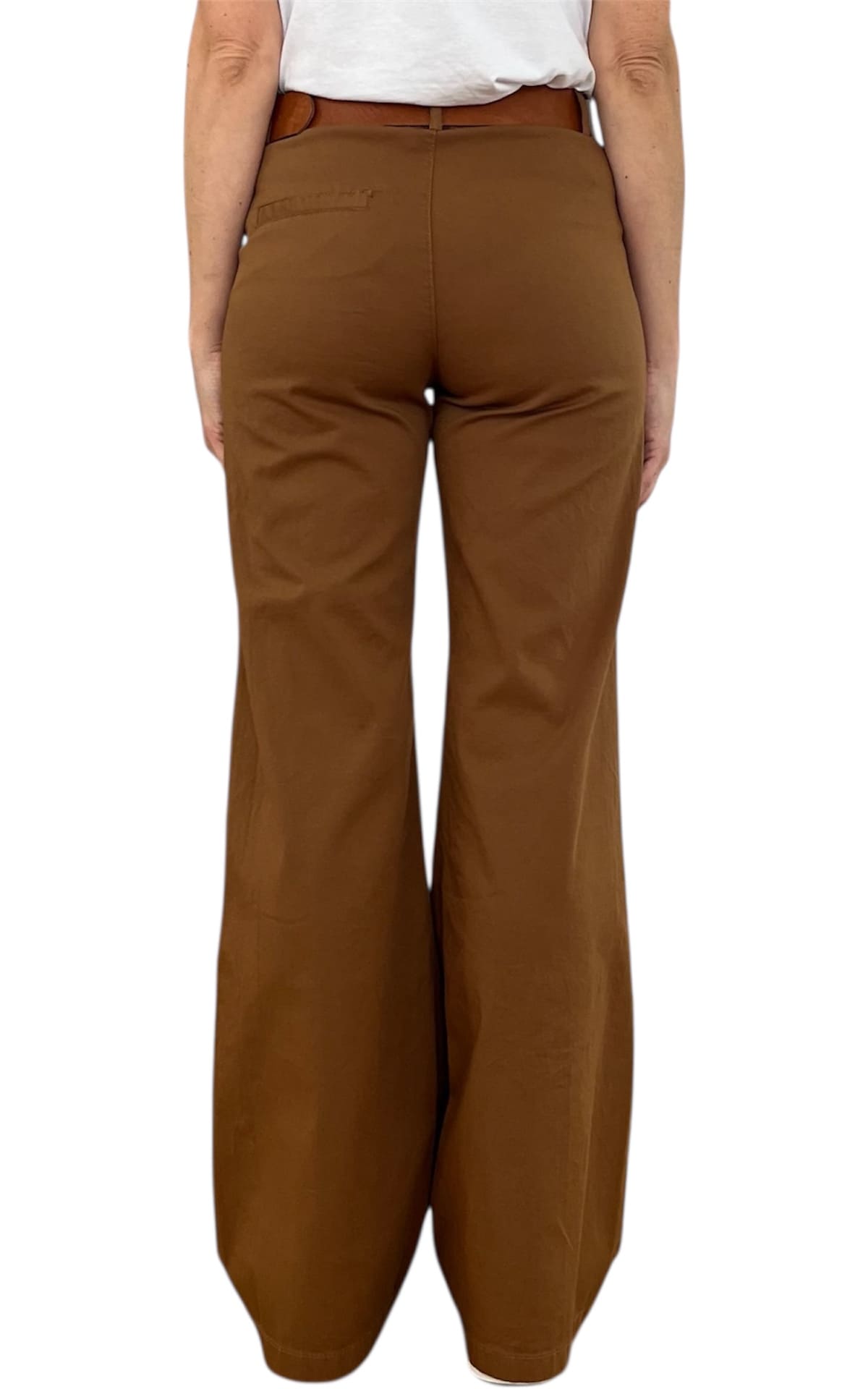 Off-on - Pantalone Betty - Tabacco