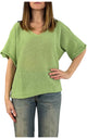Initial - Maglia scollo v - Verde