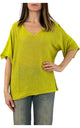 Initial - Maglia scollo v - Olio