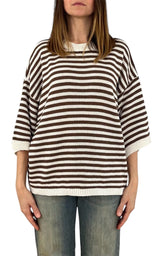 Initial - Maglia a righe - Moro