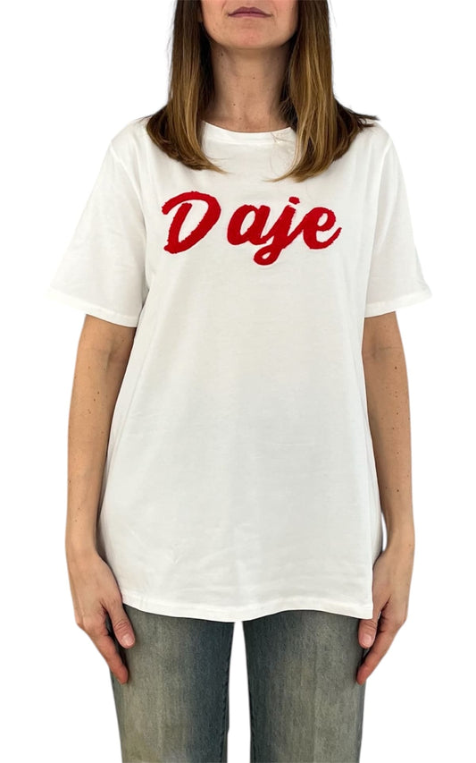 Civico 1 - T-shirt "Daje" - Rosso