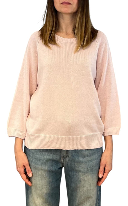 Off-On - Maglia girocollo - Rosa baby