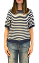 Off-on - Maglia riga - Bianco/Blu