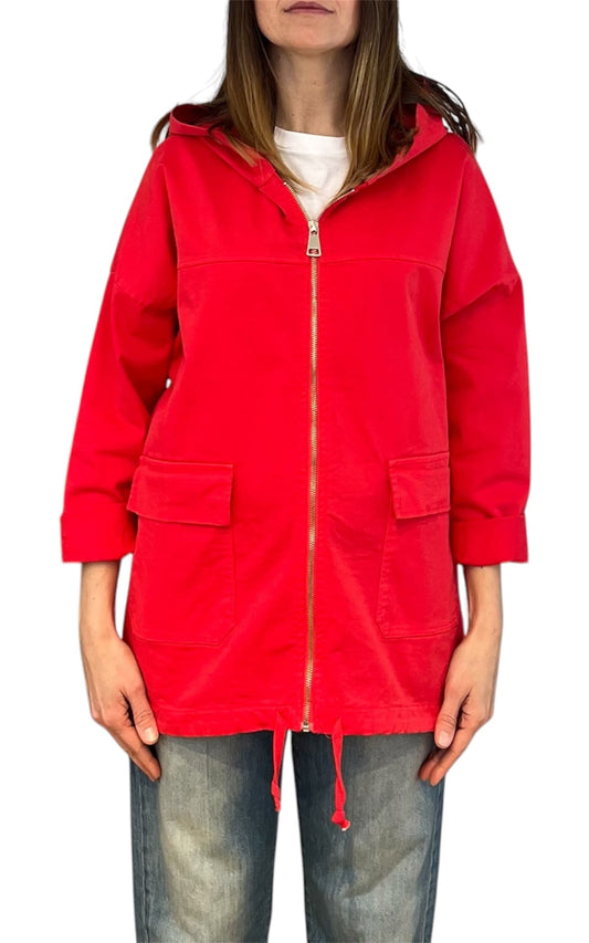 Off-on - Parka lungo - Rosso