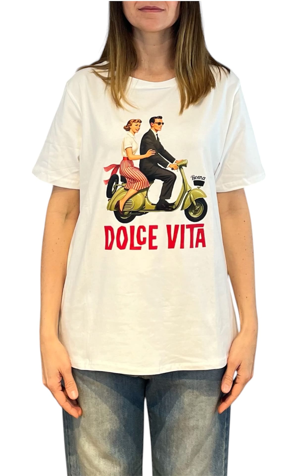 Civico 1 - T-shirt "Dolce vita" - Bianco