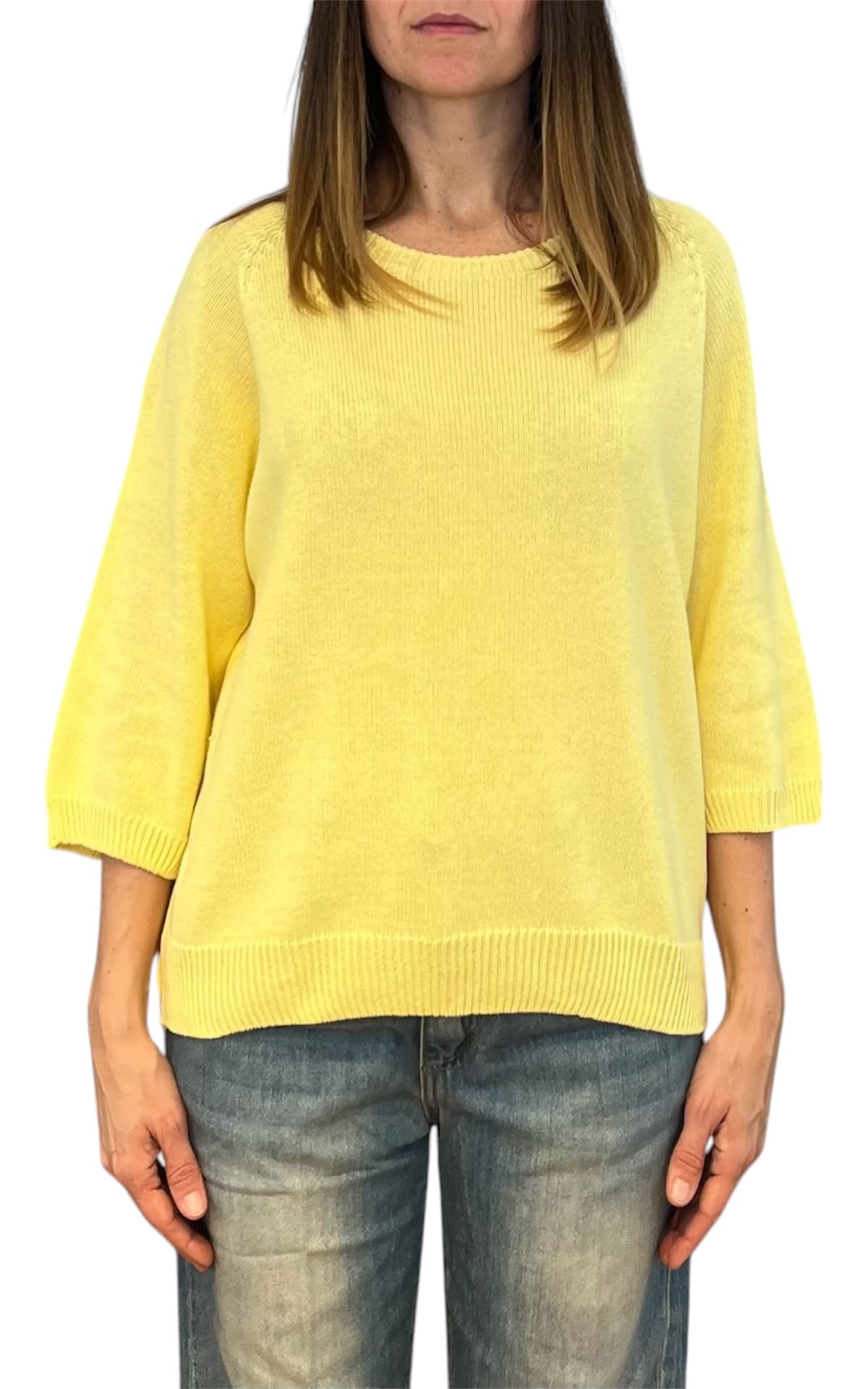 Off-On - Maglia girocollo - Giallo