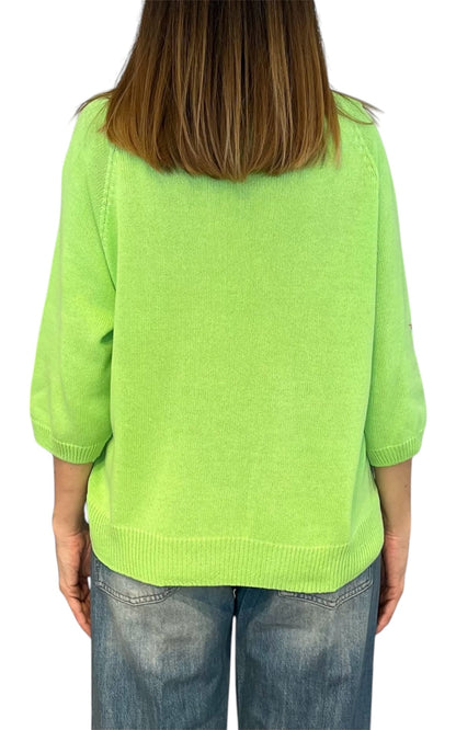 Off-On - Maglia girocollo - Lime