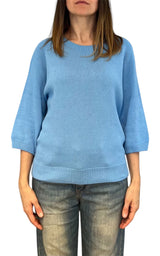 Off-On - Maglia girocollo - Turchese