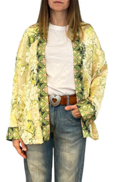 Wu'Side - Kimono corto devoree - Lime