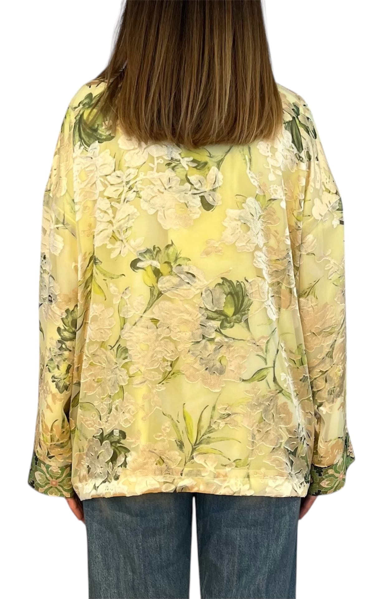 Wu'Side - Kimono corto devoree - Lime