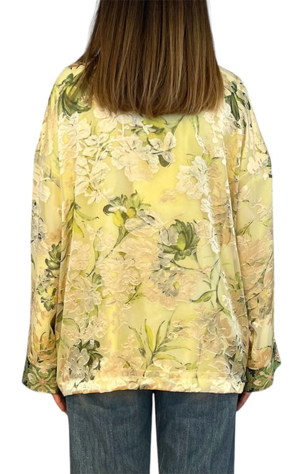 Wu'Side - Kimono corto devoree - Lime