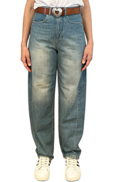 Initial - Jeans barrel CHANTAL - Denim