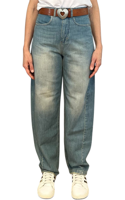 Initial - Jeans barrel CHANTAL - Denim