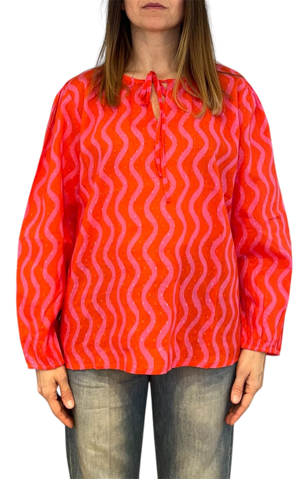Compañia Fantastica - Blusa in mussola - Rosso