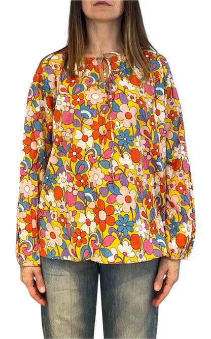 Compañia Fantastica - Blusa in mussola - Giallo