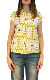 Compañia Fantastica - Camicia stampa fiori - Olio
