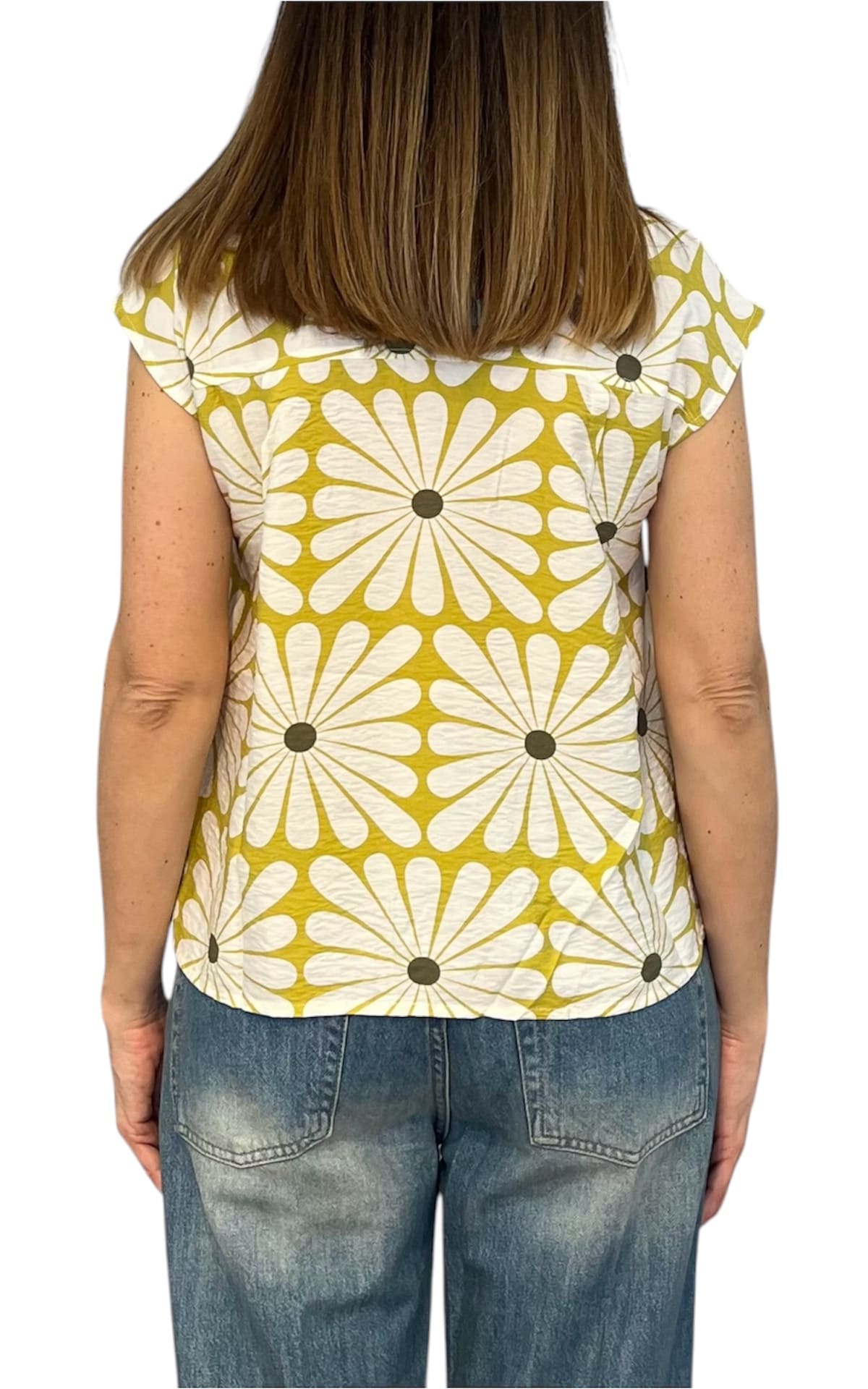 Compañia Fantastica - Camicia stampa fiori - Olio