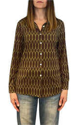 Susan Di - Camicia fantasia - Moro