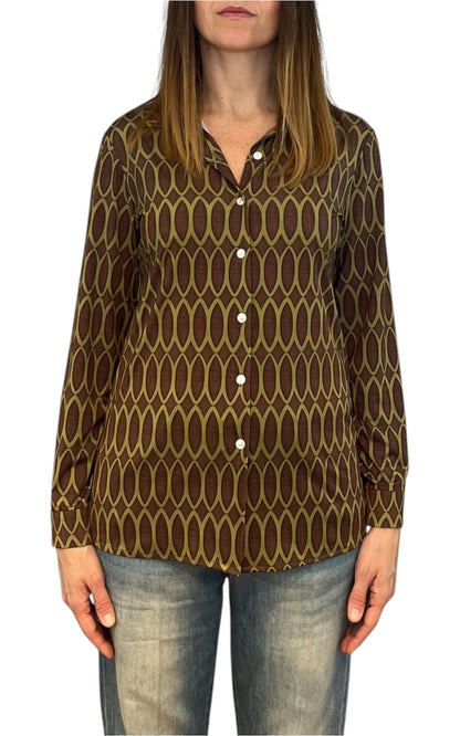 Susan Di - Camicia fantasia - Moro