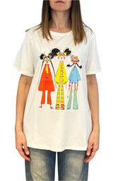 Civico 1 - T-shirt 3 Bambole - Bianco
