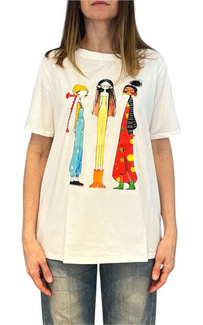 Civico 1 - T-shirt bamboline - Bianco