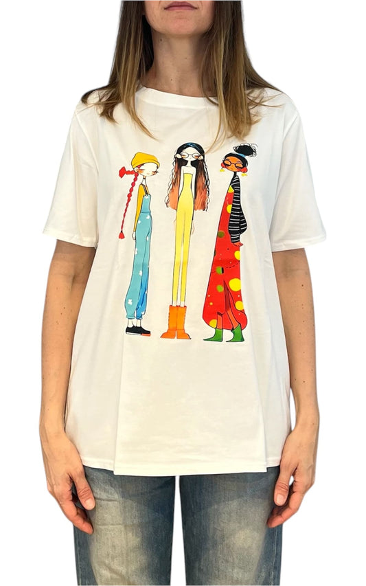 Civico 1 - T-shirt bamboline - Bianco