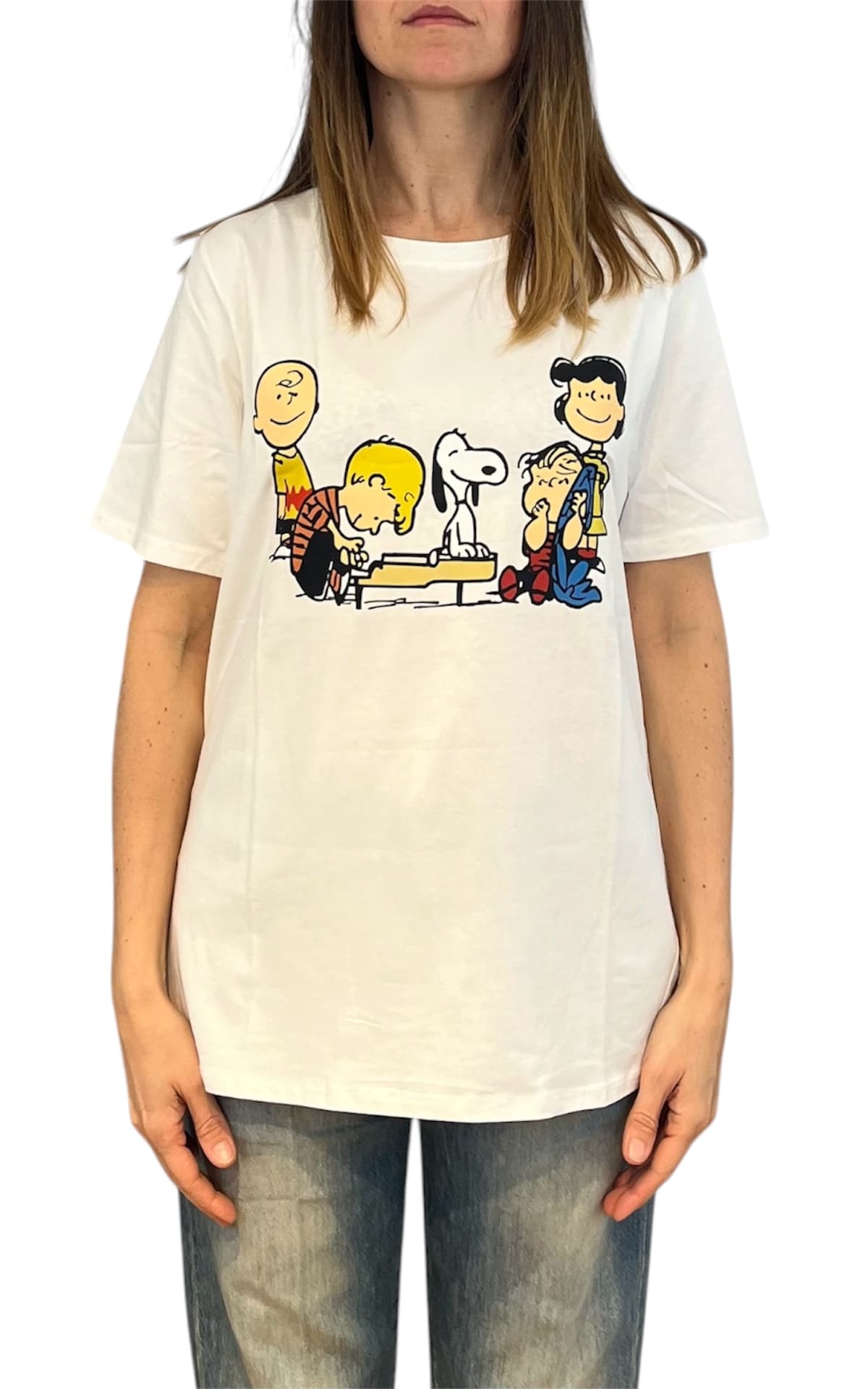 Civico 1 - T-shirt snoopy and friend - Bianco