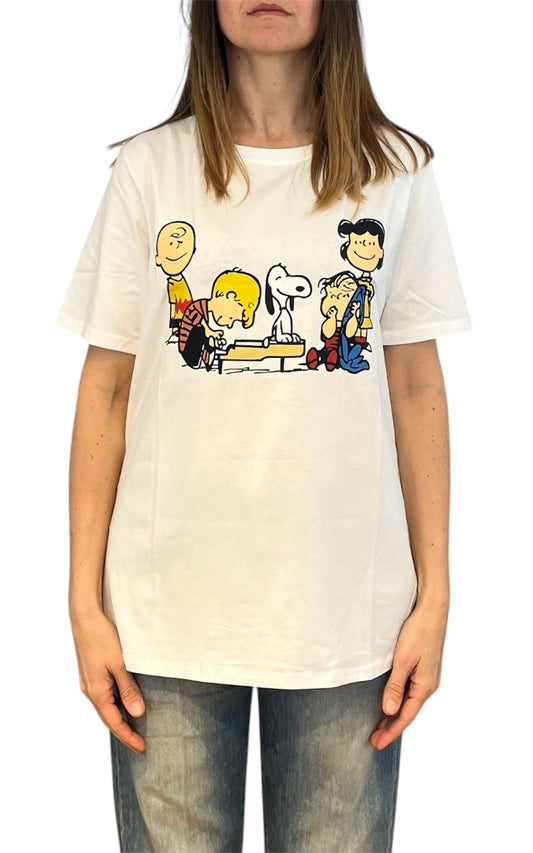 Civico 1 - T-shirt snoopy and friend - Bianco