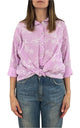 Off-on - Camicia ricamo - Rosa