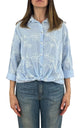 Off-on - Camicia ricamo - Celeste