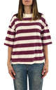 Off-on - T-shirt riga - Magenta