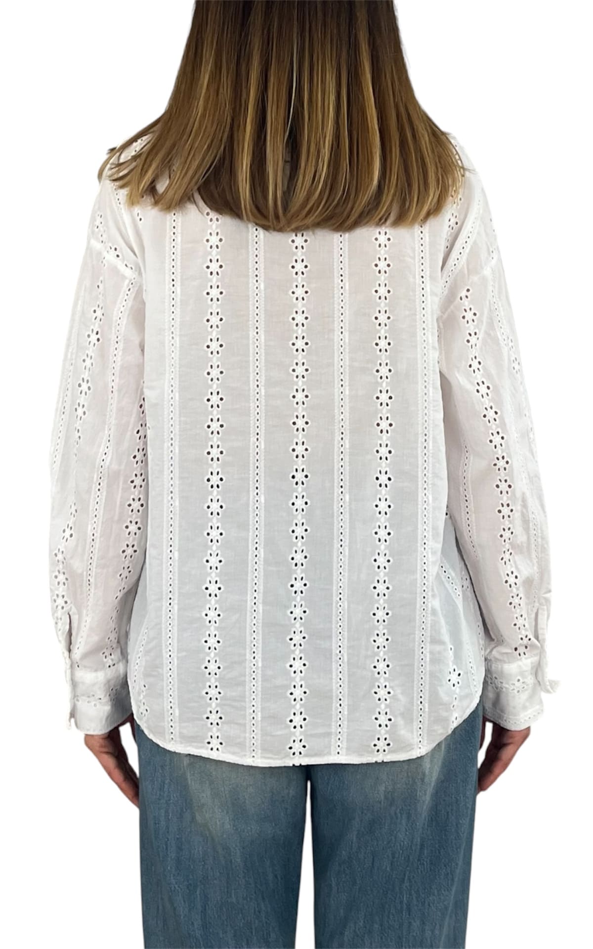 Off-on - Camicia pizzo - Bianco