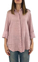 Off-on - Camicia lino - Rosa