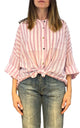 Off-on - Camicia rigata - Rosa