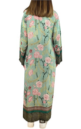 Wu'Side - Kimono lungo sfoderato - Verde acqua