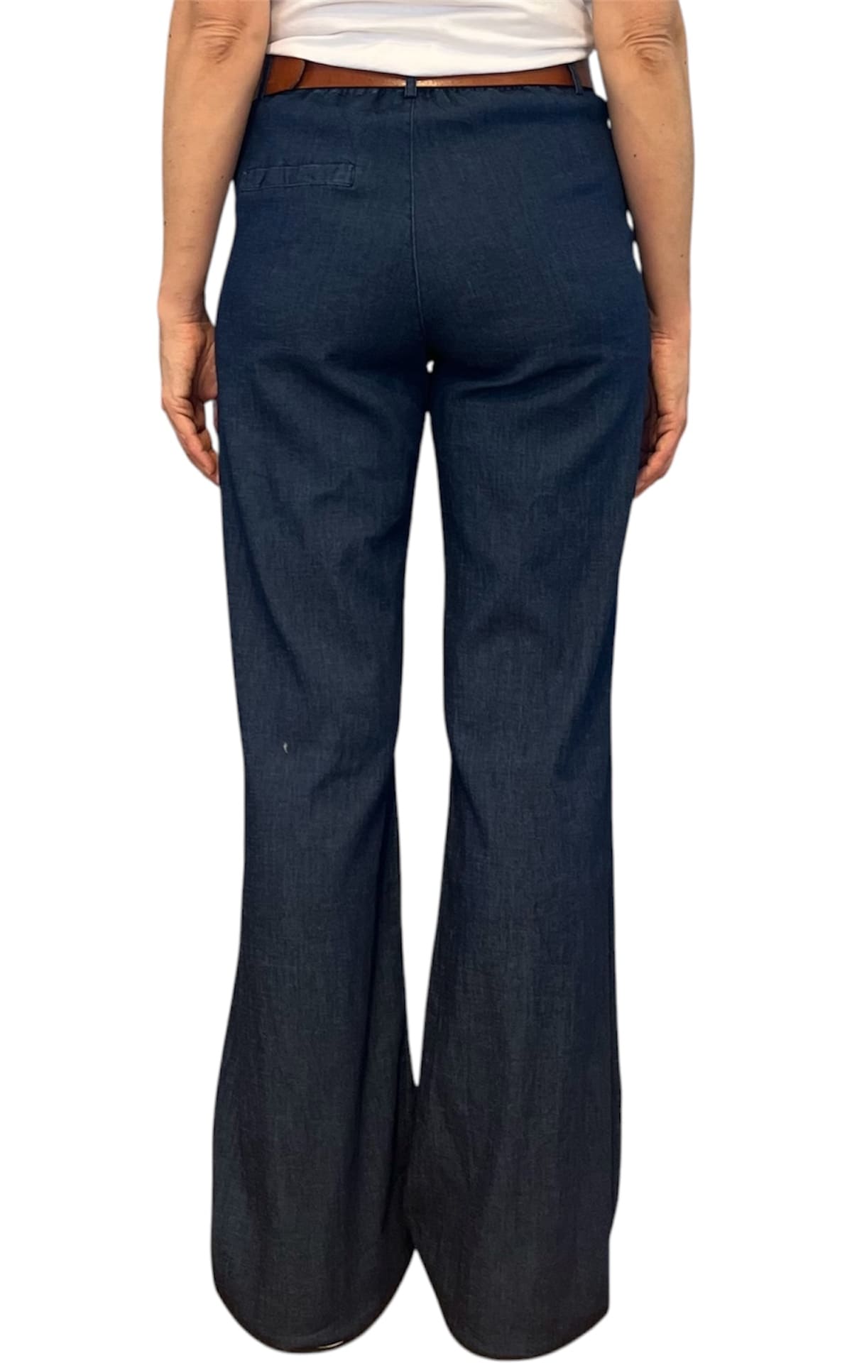 Off-on - Pantalone Betty - Denim chambray