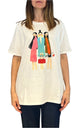 Civico 1 - T-shirt 3 bamboline - Bianco