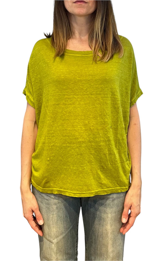 Off- on - T-shirt over lino - Olio