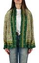 Wu'Side - Kimono corto sfoderato - Verde/Ciclamino